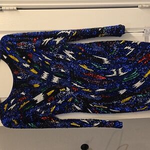 Liv Foster Womens  Bianca Beaded Sequin Multicolor Mini Dress, Size 10